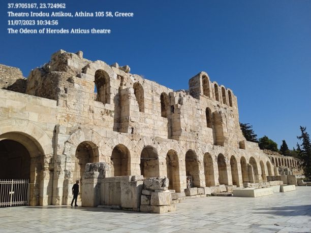 The Odeon of Herodes Atticus theatre